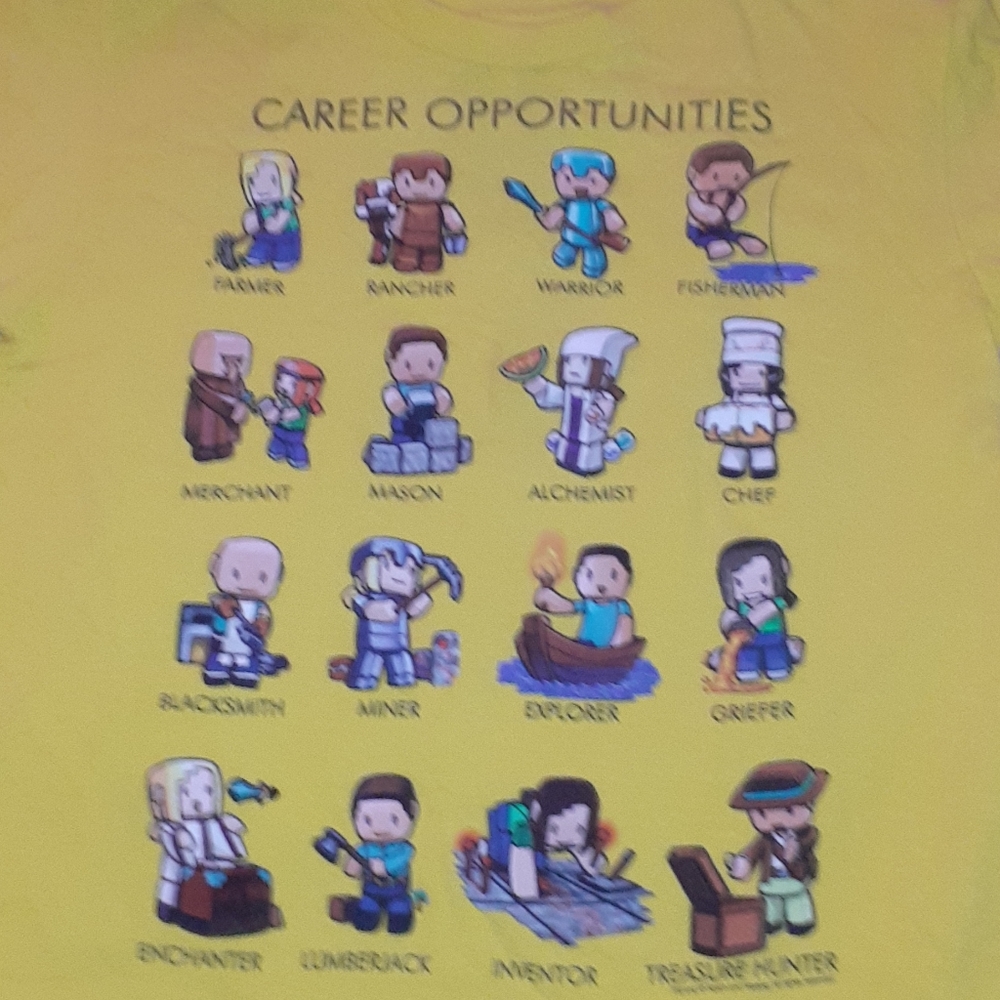 Kids minecraft shirt